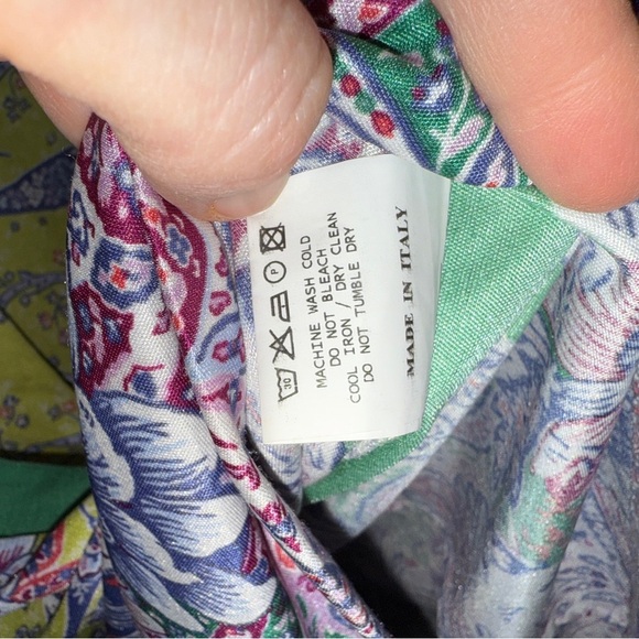 Etro Dress -Multicolor Resort wear. St. Tropez vibes. Made in Italy. Size 8. - Picture 9 of 10